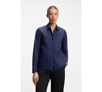 HUGO Camicetta regular fit in popeline di cotone - Style The Essential Shirt, 50552832 Blu scuro 36