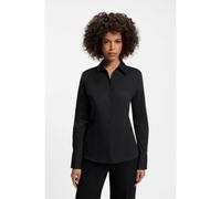 HUGO Camicetta slim fit in twill di misto cotone facile da stirare - Style The Fitted Shirt, 50554568 Nero 40