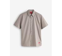 HUGO Camicia a maniche corte Stretch HUGO Ebor small Marrone
