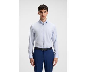 HUGO Camicia business slim fit in cotone a righe - Style Kason, 50482056 Celeste 45