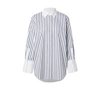 HUGO Camicetta a righe in popeline di cotone con rifiniture a contrasto - Style Ebank, 50543521 Blu a motivi 38