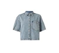 HUGO Camicia da donna 'Gesila_1' blu denim / bianco Donna HUGO M