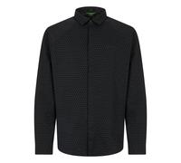 Hugo - Camicia di cotone stampata - - Shirts - Uomo - Nero - L
