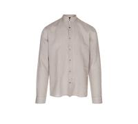 Hugo, ,Shirts ,Uomo ,Marrone ,L Elvory Camicia Slim-Fit in Tela di Lino