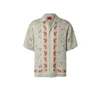 HUGO Camicia 'Espino' beige / verde pastello / rosso carminio / bianco Uomo HUGO L
