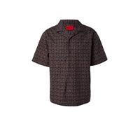 HUGO Camicia 'Espino' marino / marrone Uomo HUGO XXL marino / marrone