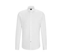 Hugo - Camicia in Twill di Cotone Regular Fit - - Shirts - Uomo - Bianco - S