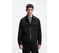 HUGO Camicia oversize con chiusura zip - Style Elack, 50564330 Nero M