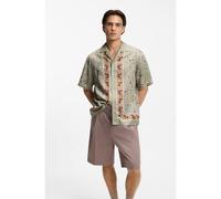 HUGO Camicia oversize con stampa di grande effetto - Style Espino, 50560632 Verde a motivi XL