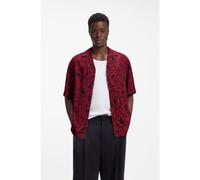 HUGO Camicia oversize con stampa digitale - Style Espino, 50560596 Rosso a motivi L