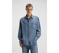 HUGO Camicia oversize in denim blu - Style Ebalto, 50549842 Blu S