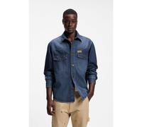 Hugo Ebant 10280315 Long Sleeve Shirt Blu XS Uomo
