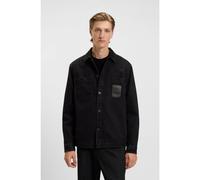 HUGO Camicia oversize in denim di cotone - Style Eniri, 50549765 Grigio scuro XL