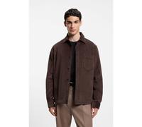 HUGO Camicia oversize in velluto a coste di cotone - Style Ecord, 50555777 Marrone S