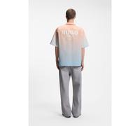 HUGO Camicia relaxed fit con stampa sfumata - Style Eligino, 50560710 Arancio chiaro L