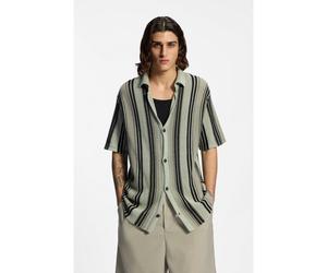 HUGO Camicia relaxed fit in cotone a maglia aperta - Style Seesorn, 50557362 Calce S