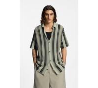 HUGO Camicia relaxed fit in cotone a maglia aperta - Style Seesorn, 50557362 Calce XL