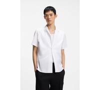 HUGO Camicia relaxed fit in popeline di cotone - Style Ellino, 50560584 Bianco L