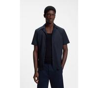 HUGO Camicia relaxed fit in popeline di cotone - Style Ellino, 50560584 Blu scuro XL