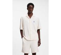 HUGO Camicia relaxed fit in spugna di cotone jacquard - Style Eligino, 50561300 Colore neutro M