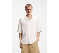 HUGO Camicia relaxed fit in spugna di cotone jacquard - Style Eligino, 50561300 Colore neutro S