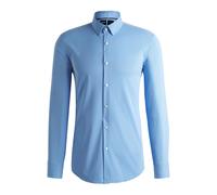 Hugo - Camicia Slim Fit a Righe Alta Performance - - Shirts - Uomo - Blu - 3XL