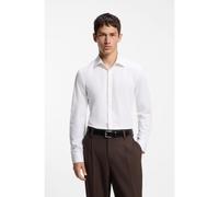 HUGO Camicia slim fit in cotone con bottoni nascosti sulla parte anteriore - Style Kallo, 50570768 Bianco 37