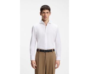 HUGO Camicia slim fit in cotone con colletto alla francese - Style C-Jason, 50293691 Bianco 44