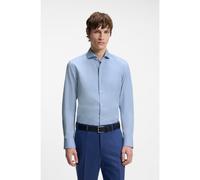 HUGO Camicia slim fit in cotone con colletto alla francese - Style C-Jason, 50293691 Celeste 46