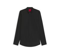 HUGO Camicia slim fit in cotone elasticizzato con colletto rialzato - Style Kaleb, 50544949 Nero 39