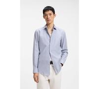 HUGO Camicia slim fit in cotone Oxford con polsini a barile - Style Kenno, 50554797 Righe blu 44