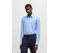 HUGO Camicia slim fit in jersey elasticizzato ad alte prestazioni con stampa - Style Kenno, 50539731 Celeste 39