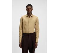 HUGO Camicia slim fit in popeline di cotone facile da stirare - Style Kenno, 50289499 Beige 47
