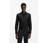HUGO Camicia slim fit in popeline di cotone facile da stirare - Style Kenno, 50289499 Nero 37