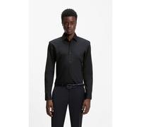 HUGO Camicia slim fit in popeline di cotone facile da stirare - Style Kenno, 50289499 Nero 46