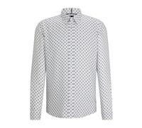 Hugo - Camicia Stampata Regular Fit Bianca - - Shirts - Uomo - Bianco - S