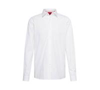 HUGO Modern-fit shirt in easy-iron cotton poplin - Style Valerio, 50519812 Bianco 39