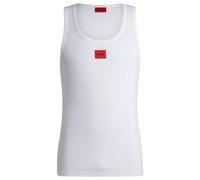 HUGO Canotta Edge Vest, Bianco 100, XL Uomo
