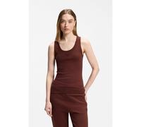 Hugo Datamia 10258222 Sleeveless T-shirt Rosso XL Donna