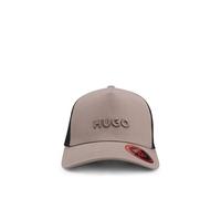 HUGO Cappellino in twill di cotone con pannelli in mesh - Style Marsel-Trucker, 50535942 Marrone chiaro pz.