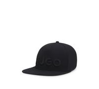 HUGO Cappellino in cotone elasticizzato con logo ricamato - Style Jago-BT, 50544426 Nero LXL