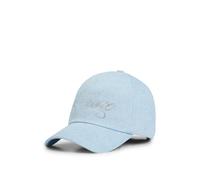HUGO Cappellino in denim con logo con cristalli - Style Alyce-D-ST, 50539526 Celeste pz.
