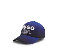 HUGO Cappellino in twill di cotone con logo ricamato in 3D - Style Merk-Degradè, 50560345 Blu pz.