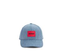 HUGO Cappellino per bambini in denim con targhetta con logo in gomma - Style G00318/Z0952, G00318 Blu 52