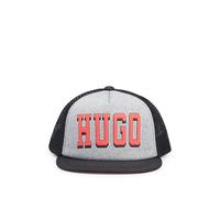 HUGO Cappellino per bambini in jersey elasticizzato e mesh con logo - Style G00122/09B52, G00122 Nero 58