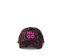 HUGO Cappellino per bambini in pelliccia sintetica con motivo animalier e logo scomposto - Style G00291/48358, G00291 A disegni 54
