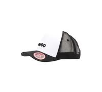 HUGO Cappellino in twill di cotone con pannelli in mesh - Style Marsel-Trucker, 50535942 Bianco pz.