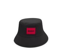 HUGO Cappello da pescatore reversibile per bambini con logo - Style G00549/09B56, G00549 Nero 58