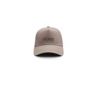 Hugo Cappellino da uomo JUDE in twill di cotone con logo, Light/Pastel Brown 237, Taglia Unica