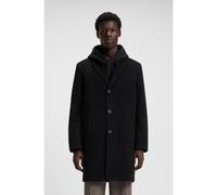 HUGO Cappotto con bottoni sulla parte anteriore in misto lana - Style Malte2531_IN, 50557509 Nero 52
